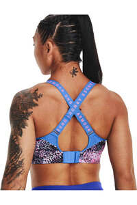 Under Armour sujetadores deportivos UA INFINITY HIGH PRINT BRA vista trasera