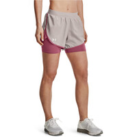 Under Armour pantalón running mujer UA FLY BY ELITE 2-IN-1 SHORT vista frontal