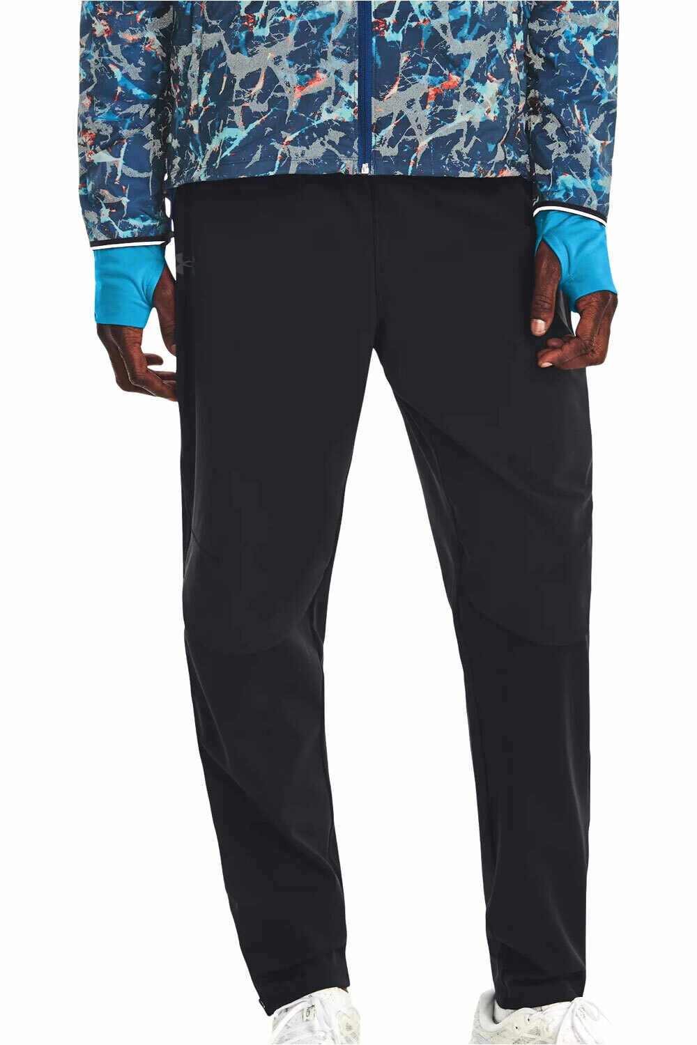 Ua storm outrun cold pant malla larga running hombre Negro (XL)