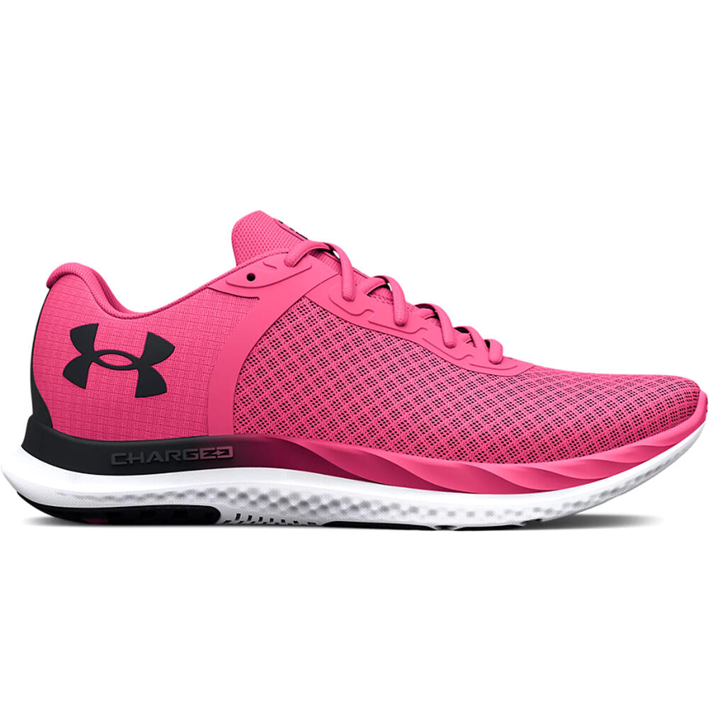 Under Armour zapatilla running mujer UA CHARGED BREEZE lateral exterior