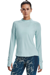 Under Armour camiseta técnica manga larga mujer UA OUTRUN THE COLD LS vista frontal