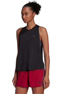 adidas camiseta técnica tirantes mujer Run Icons Running vista frontal