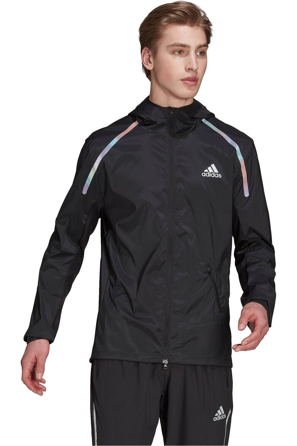 Marathon CHAQUETA RUNNING HOMBRE Negro (L)