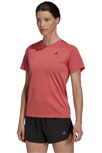 adidas camiseta entrenamiento manga corta mujer Run Icons Running vista frontal