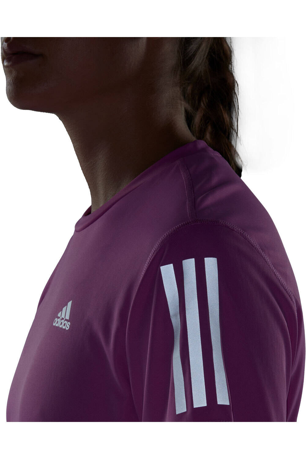 adidas camiseta entrenamiento manga corta mujer Own the Run vista detalle