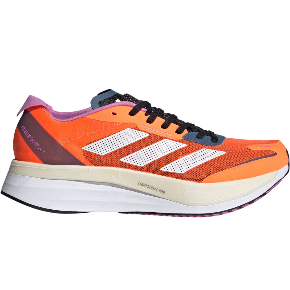 adidas zapatilla running hombre Adizero Boston 11 lateral exterior