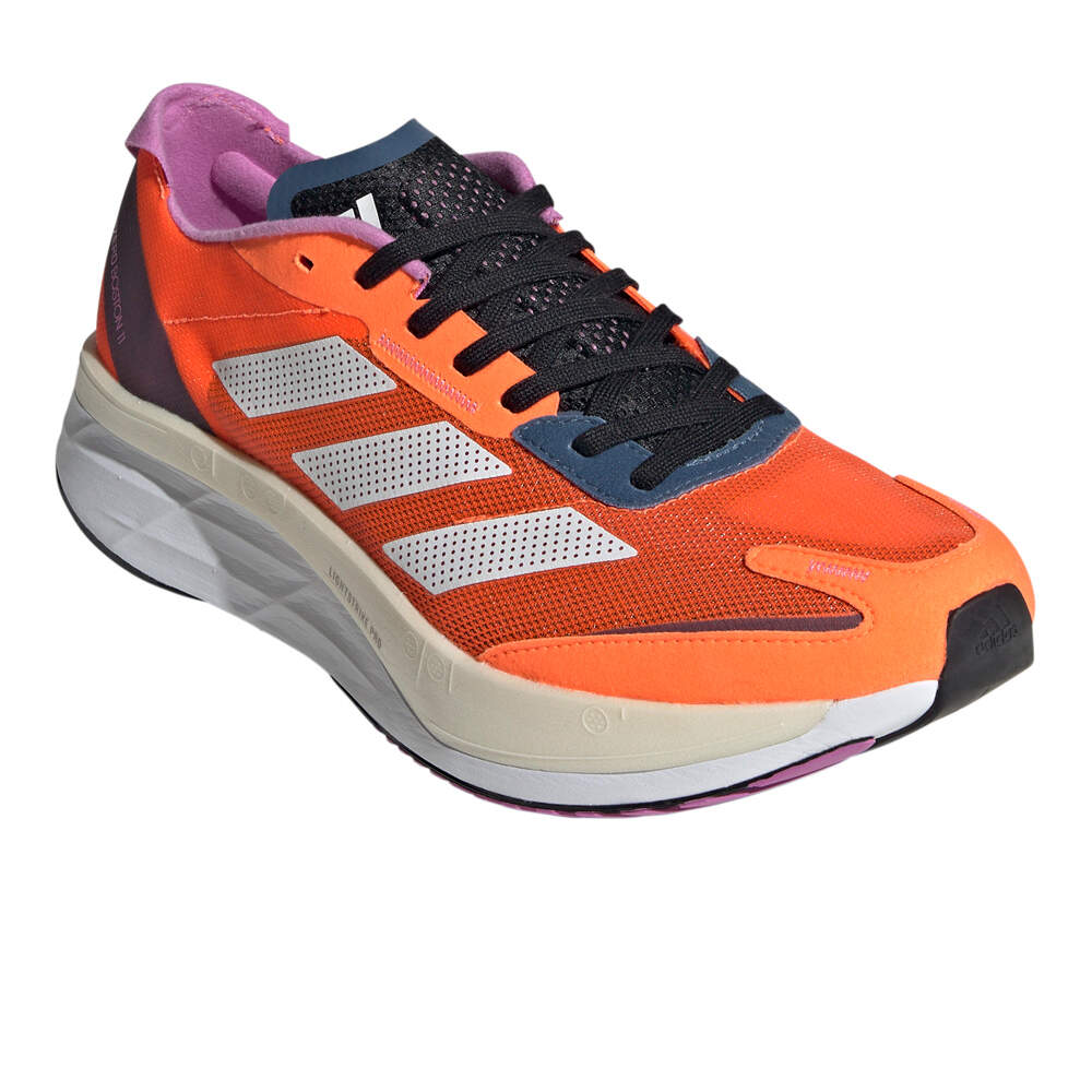 adidas zapatilla running hombre Adizero Boston 11 lateral interior