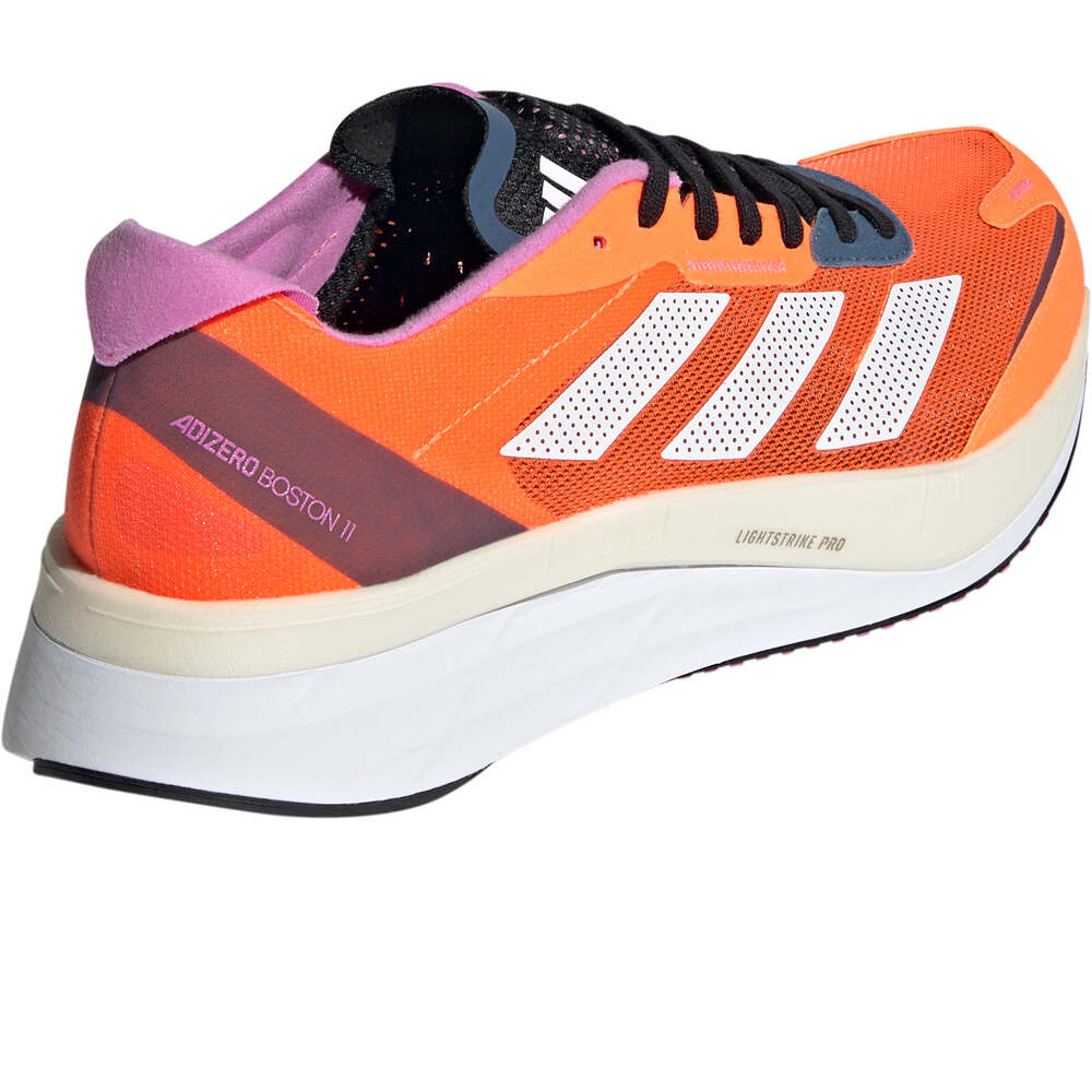 adidas zapatilla running hombre Adizero Boston 11 vista trasera