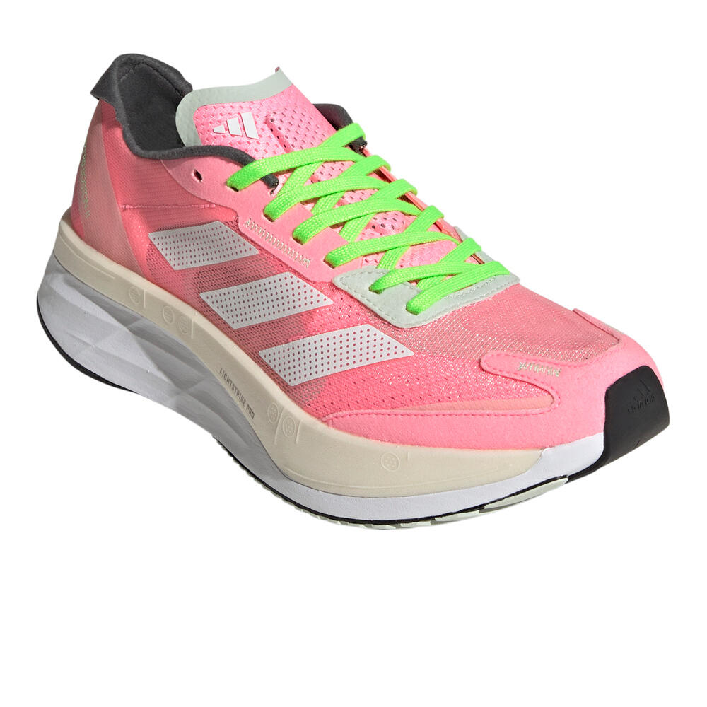 adidas zapatilla running mujer Adizero Boston 11 lateral interior