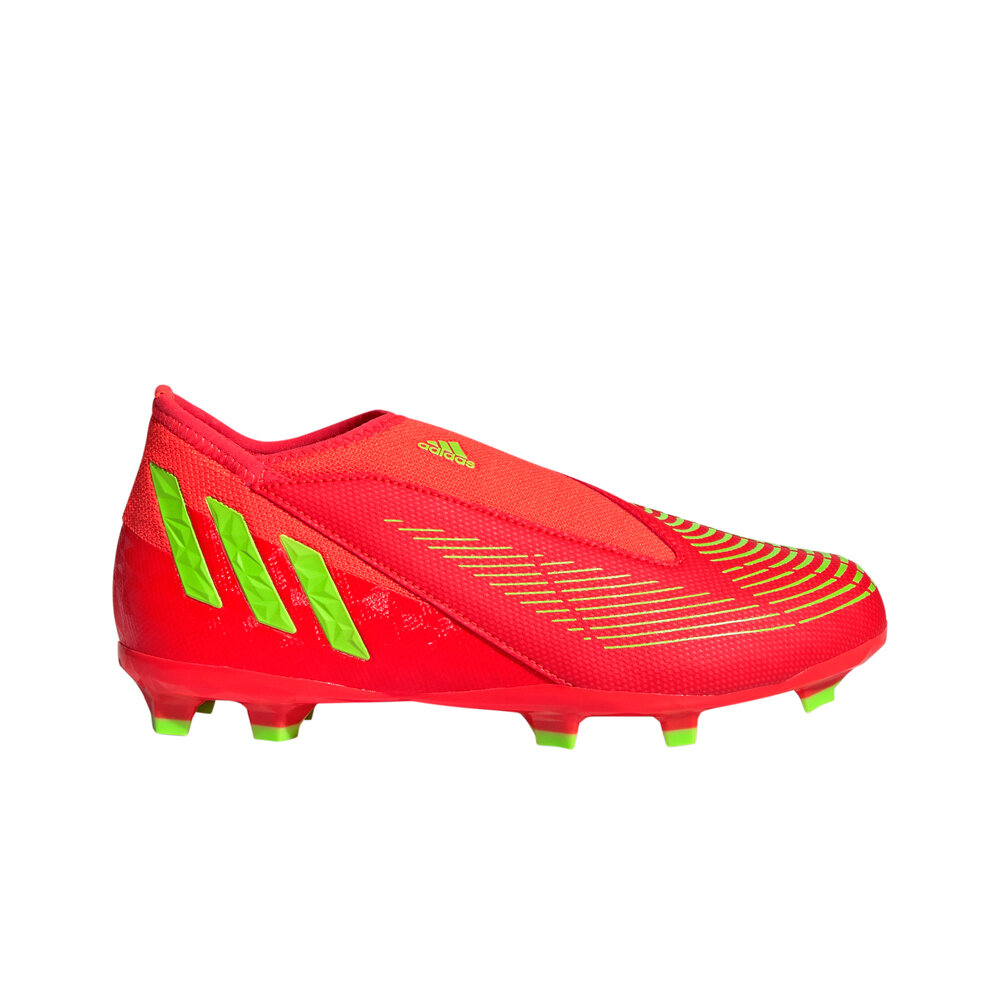 adidas botas de futbol niño cesped artificial Predator Edge.3 Laceless Firm Ground lateral exterior