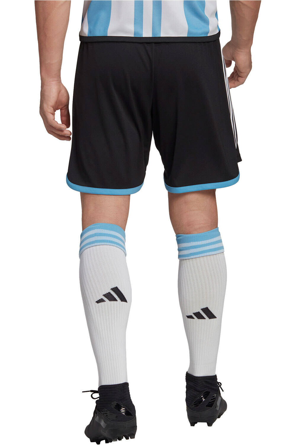 adidas pantalones fútbol oficiales ARGENTINA 22 H SHO NEBL vista frontal