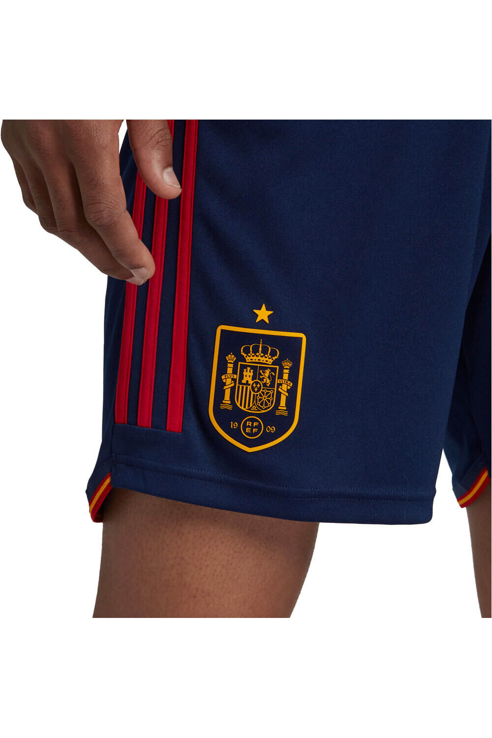 adidas pantalones fútbol oficiales Spain 22 Home vista detalle