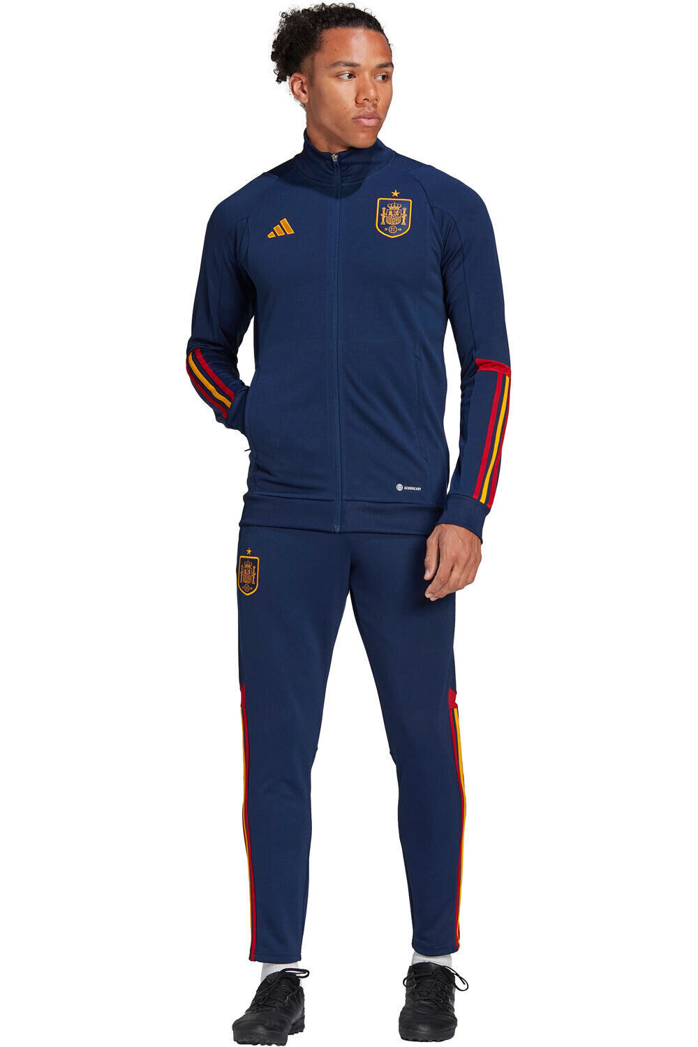 adidas chandal fútbol de equipos oficiales Spain vista frontal