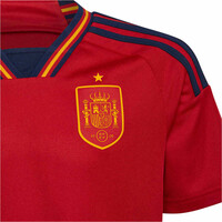 adidas equipación fútbol niño Spain 22 Home Mini Kit 05