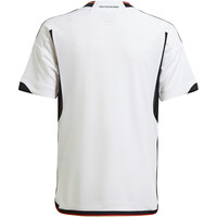 adidas camiseta de fútbol oficiales niño ALEMANIA 22 H JSY Y BLNE vista trasera