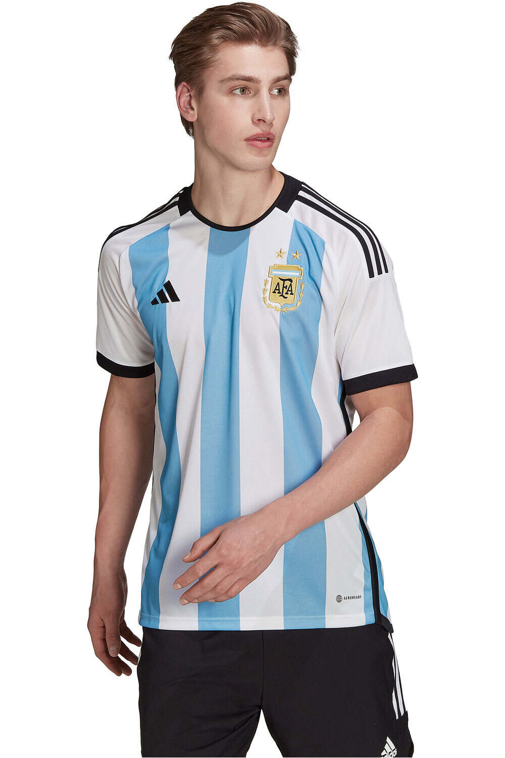 adidas camiseta de fútbol oficiales ARGENTINA 22 H JSY BLCE vista frontal