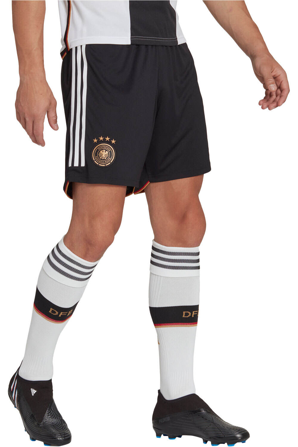 adidas pantalones fútbol oficiales Germany 22 Home vista frontal