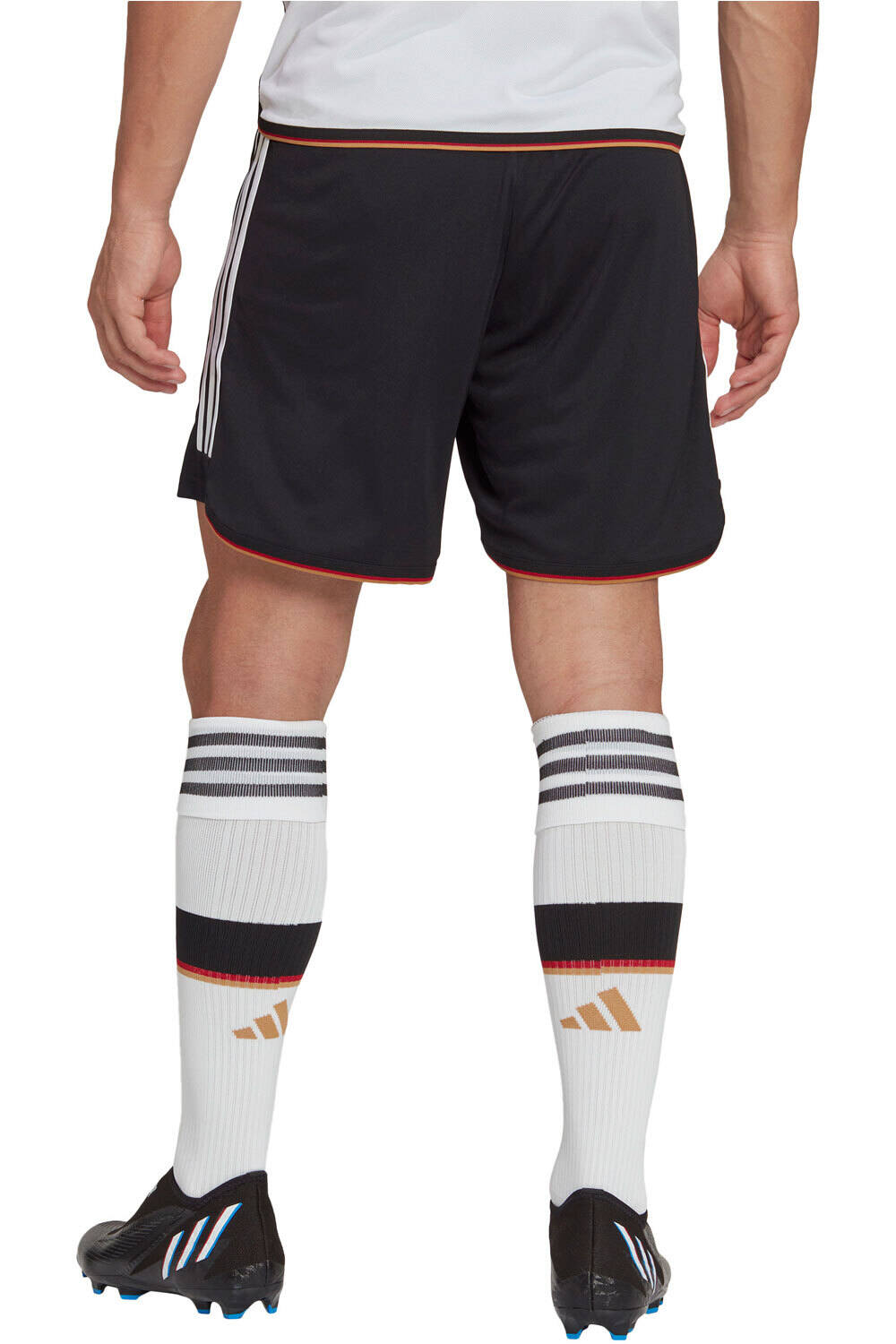 adidas pantalones fútbol oficiales Germany 22 Home vista trasera