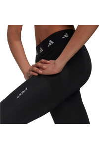 adidas pantalones y mallas largas fitness mujer Techfit 3 bandas vista trasera