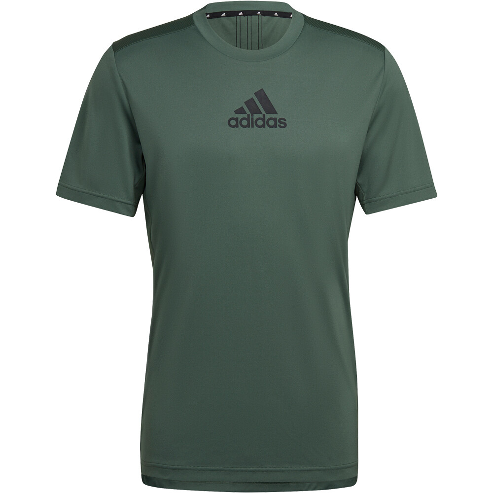 adidas camiseta fitness hombre Primeblue Designed To Move Sport 3 bandas 04