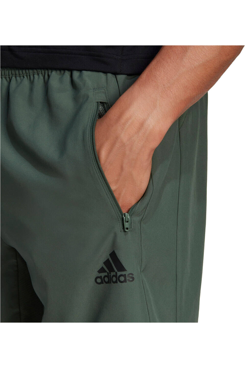 adidas pantalón corto fitness hombre AEROREADY Designed 2 Move Woven Sport vista detalle