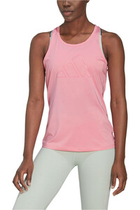 adidas camiseta tirantes fitness mujer HIIT vista frontal