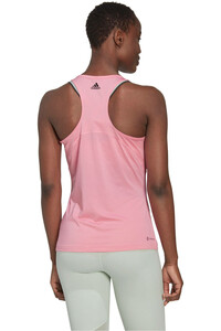 adidas camiseta tirantes fitness mujer HIIT vista trasera