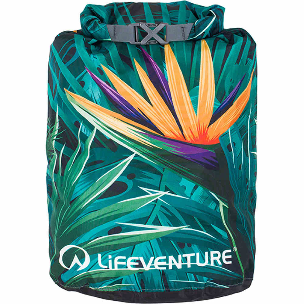 Lifeventure bolsa estanca Dry bag, 5L, Tropical vista frontal