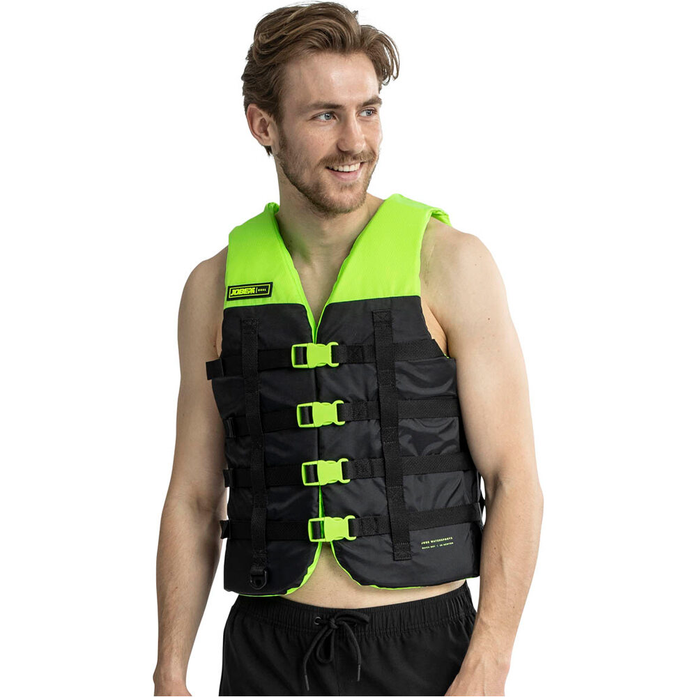 Jobe chalecos salvavidas Dual Vest Lime Green vista frontal