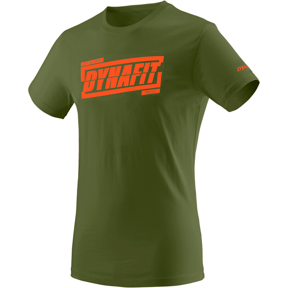 Dynafit camisetas trail running manga corta hombre GRAPHIC CO M S/S TEE vista frontal