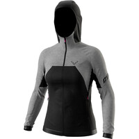 Dynafit CHAQUETA TRAIL RUNNING MUJER TOUR WOOL THERMAL W HOODY vista frontal