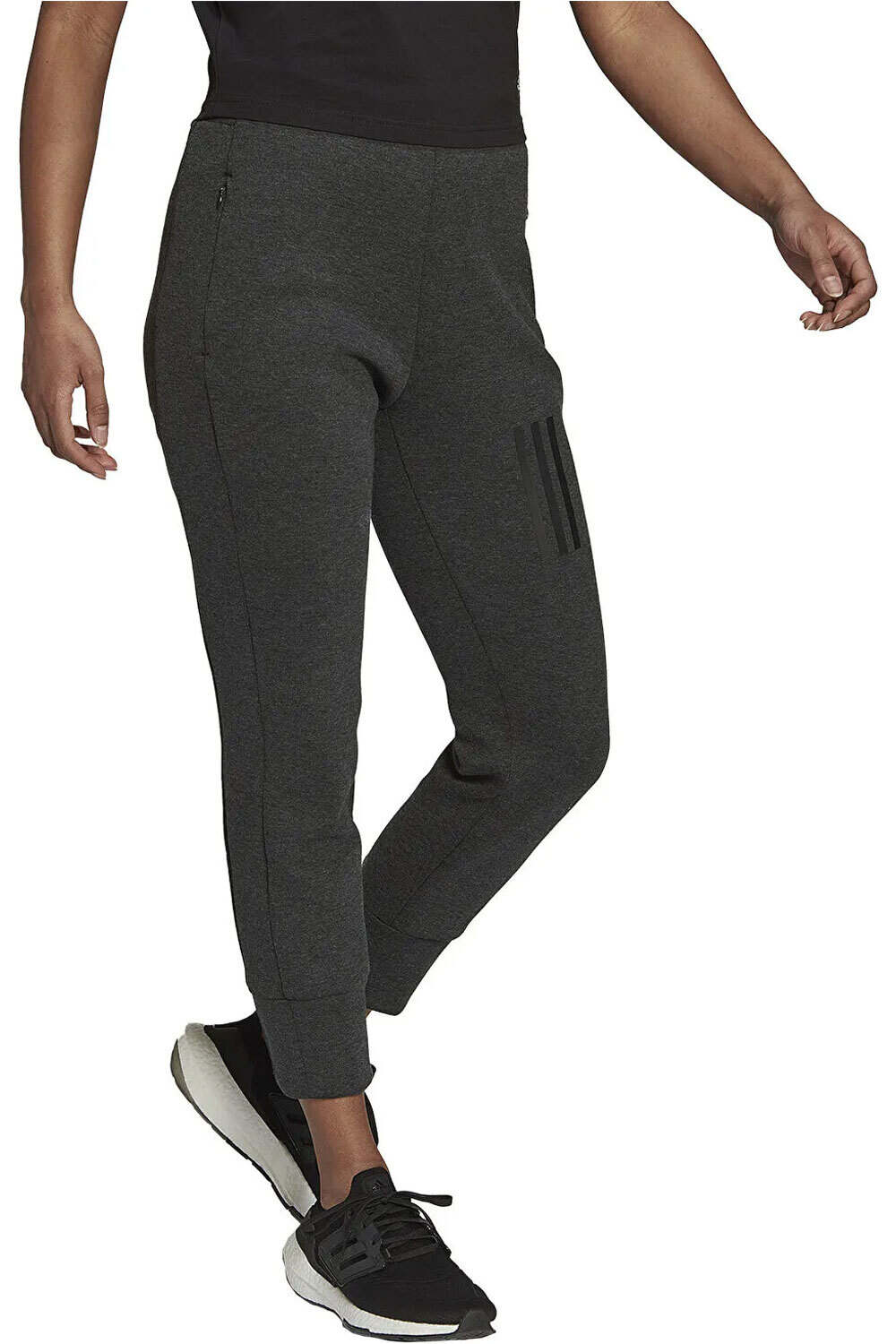Mission victory slim-fit high-waist pantalón mujer Negro (L)