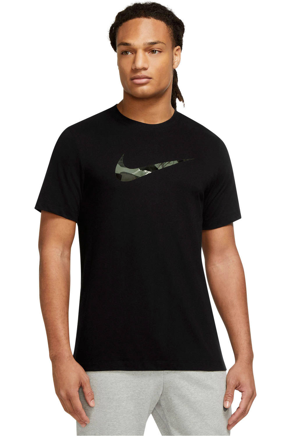 Nike camiseta fitness hombre DF TEE CAMO GFX vista frontal