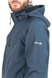 Izas chaqueta softshell hombre HAITI M vista trasera