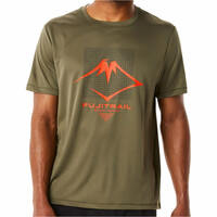 Asics camisetas trail running manga corta hombre FUJITRAIL LOGO SS TOP vista frontal