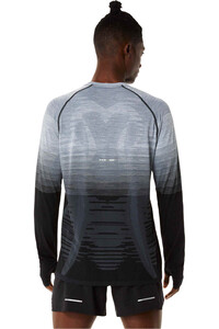 Asics camiseta técnica manga larga hombre SEAMLESS LS TOP vista trasera