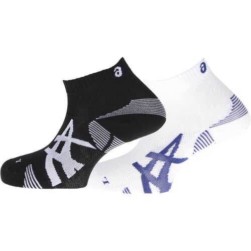 ASICS X 2PPK Cushion Run Quarter Sock