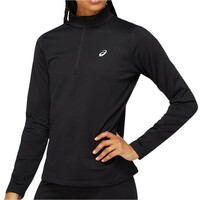 Asics camiseta técnica manga larga mujer CORE LS 1/2 ZIP WINTER TOP 05