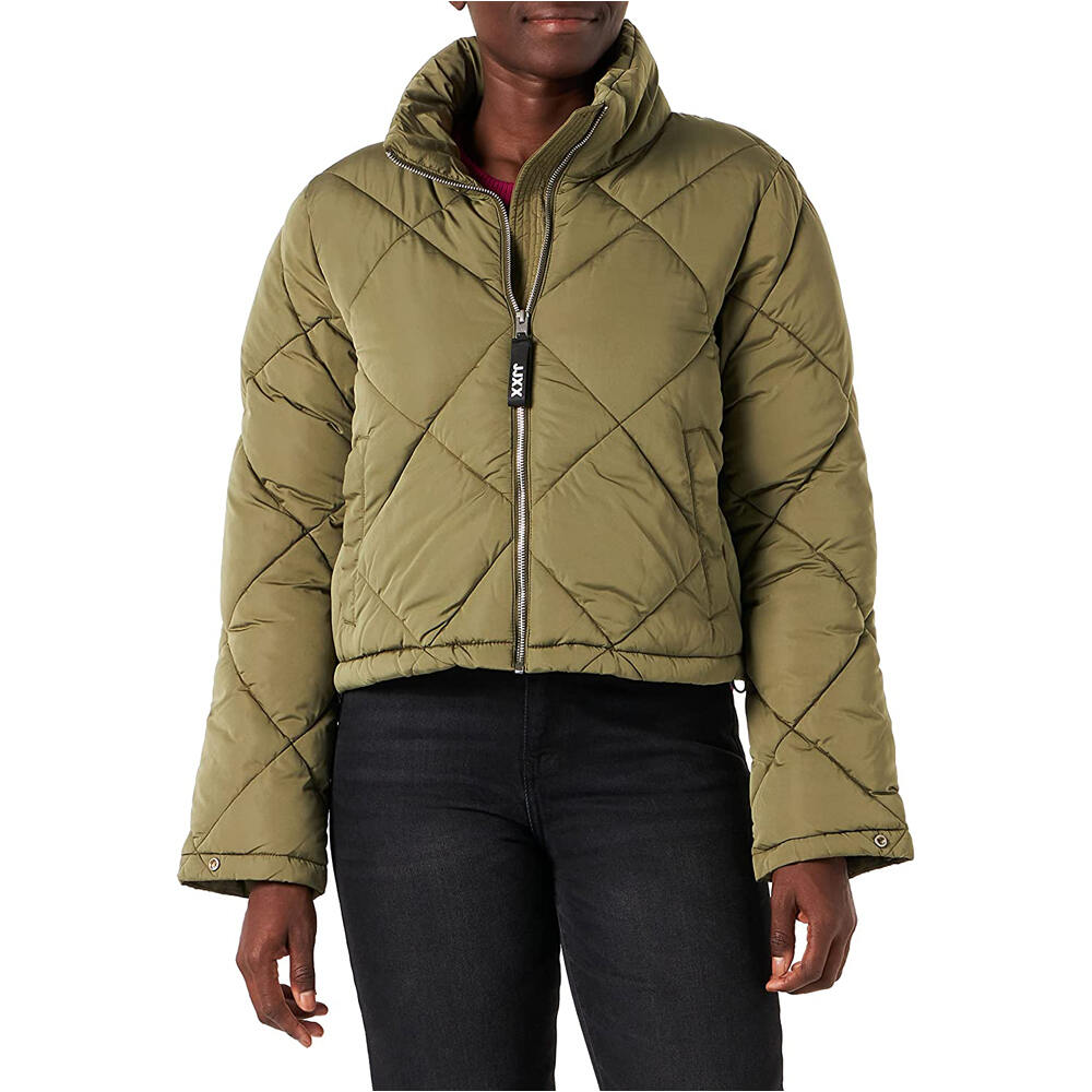 J&J chaquetas mujer POWER SHORT QUILTED JACKET SN vista frontal