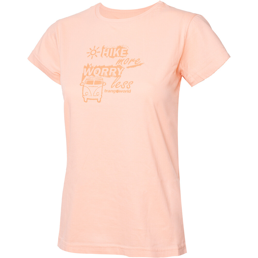 Larri camiseta montaña manga corta mujer Rosa (XS)