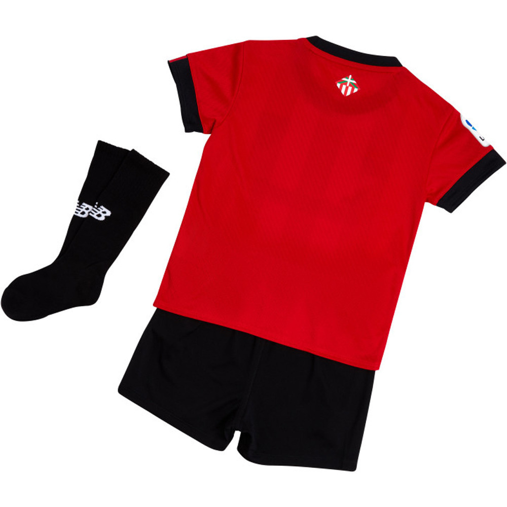 New Balance equipación fútbol niño ATHL.BILBAO 23 KIT INFANTIL 1 vista trasera