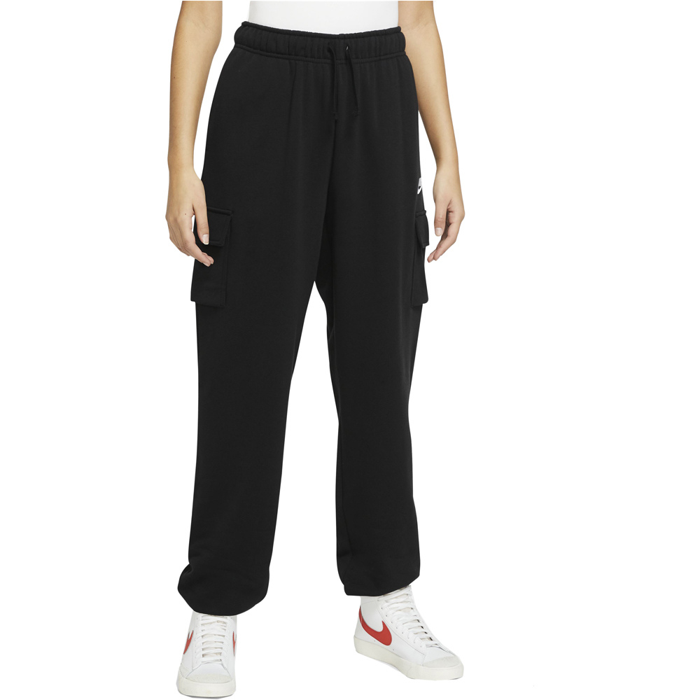 Nsw club flc mr pant cargo pantalón mujer Negro (L)