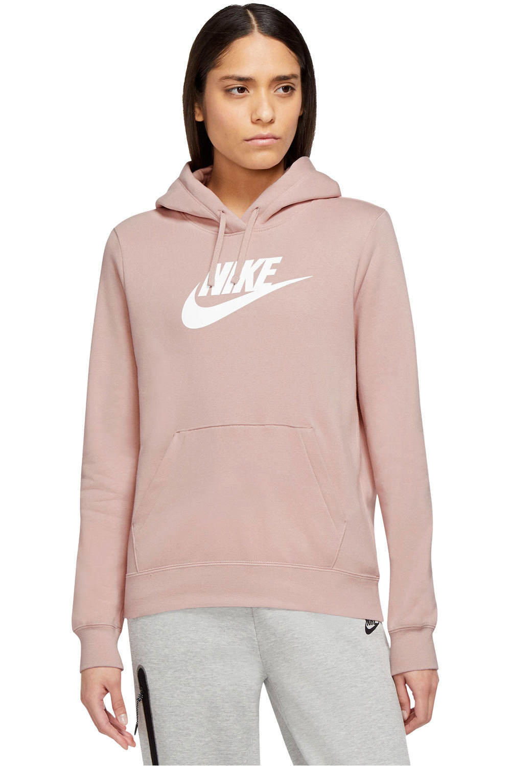 Nike sudadera mujer NSW CLUB FLC GX PO HDY vista frontal