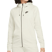 Nike sudadera mujer NSW ESSNTL FLC FZ HOODIE vista frontal