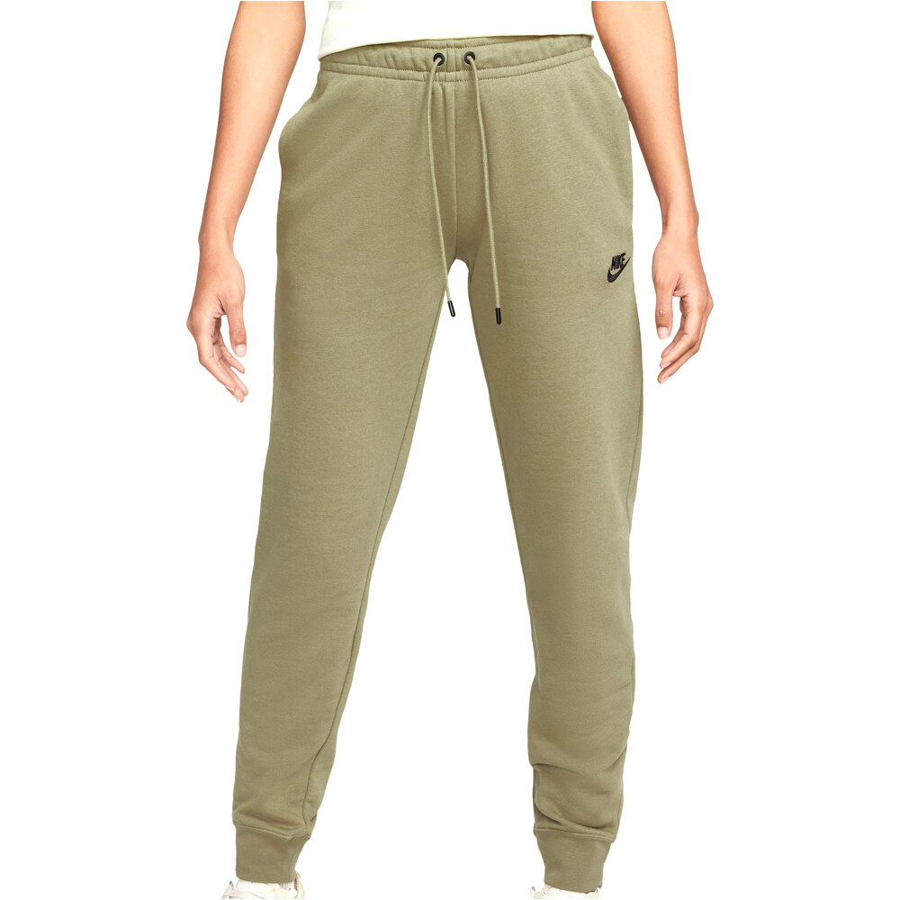 Nike pantalón mujer NSW ESSNTL PANT REG FLC MR vista frontal