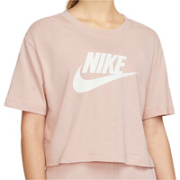 Nike camiseta manga corta mujer NSW TEE ESSNTL CRP ICN vista detalle