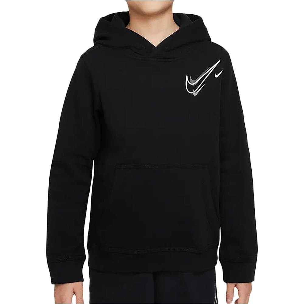 Nike sudadera niño NSW SOS FLC PO HOODIE BB vista frontal