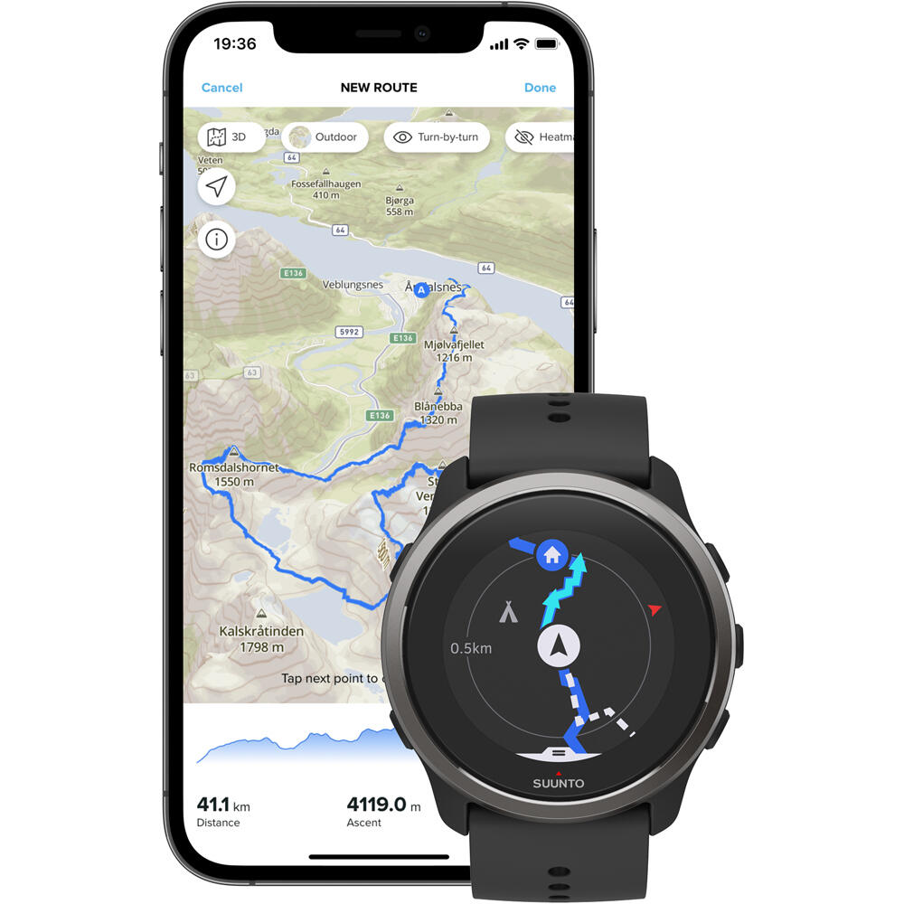 Suunto pulsómetros con gps SUUNTO 5 PEAK BLACK 04