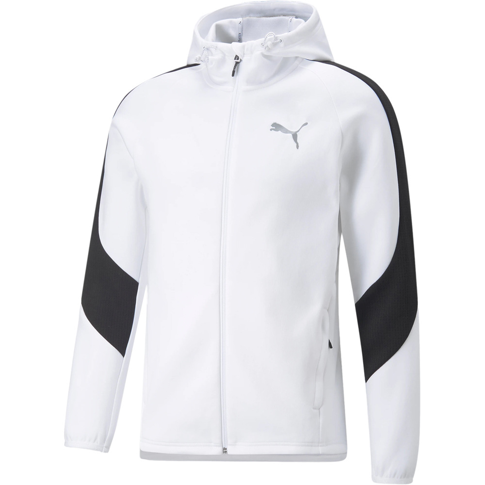 Puma sudadera hombre EVOSTRIPE FULL-ZIP H vista frontal