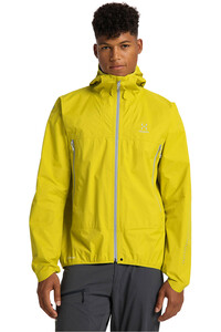 Haglofs chaqueta impermeable hombre L.I.M GORE TEX JACKET vista frontal